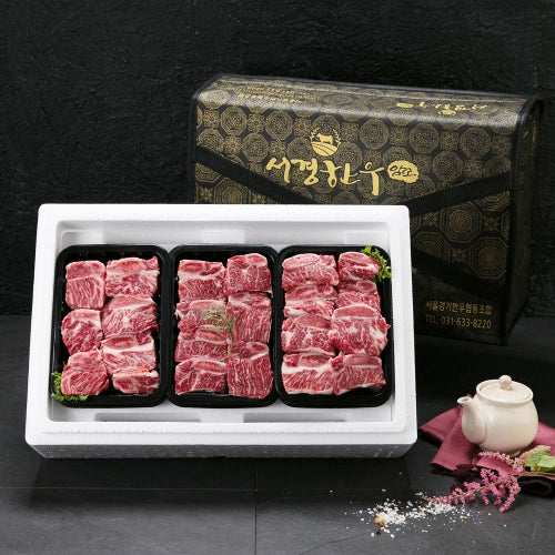 [추석선물 2호] 1등급 찜갈비 3.2kg (800g x 4)